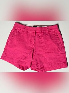 J. Crew Factory 5" Classic Chino Shorts Pink Women's Size 4